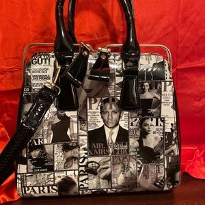 Magazine collage bag